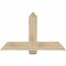 Ekena Millwork Eugene Rough Sawn Timber Gable Bracket, Douglas Fir, 48"W x 28"H x 4"D x 6"F, 14/12 Pitch GBW048X28X0406EUG00RDF - alternate 1